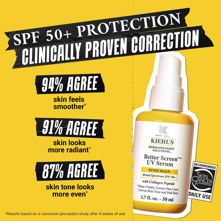 Better Screen™ UV Serum SPF 50+ Facial Sunscreen with Collagen Peptide