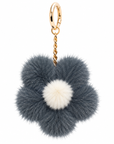 Mink Fur Flower Keychain