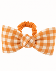 4" Gingham Bow Ponytail Holder
