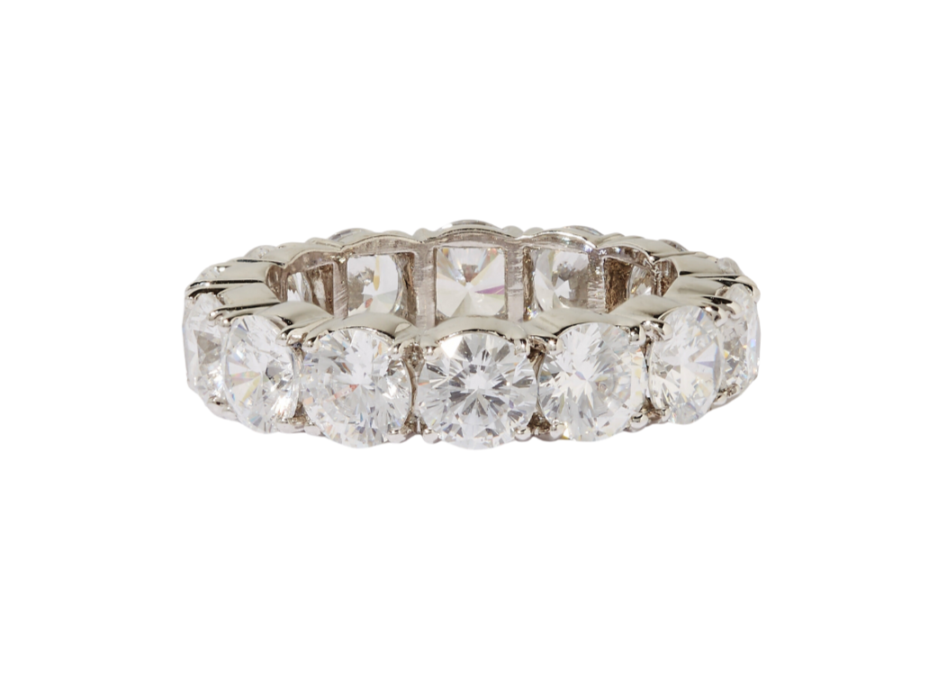Round Brilliant Eternity Band