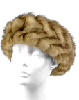 Pleated Mink Fur Headband
