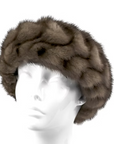 Pleated Mink Fur Headband