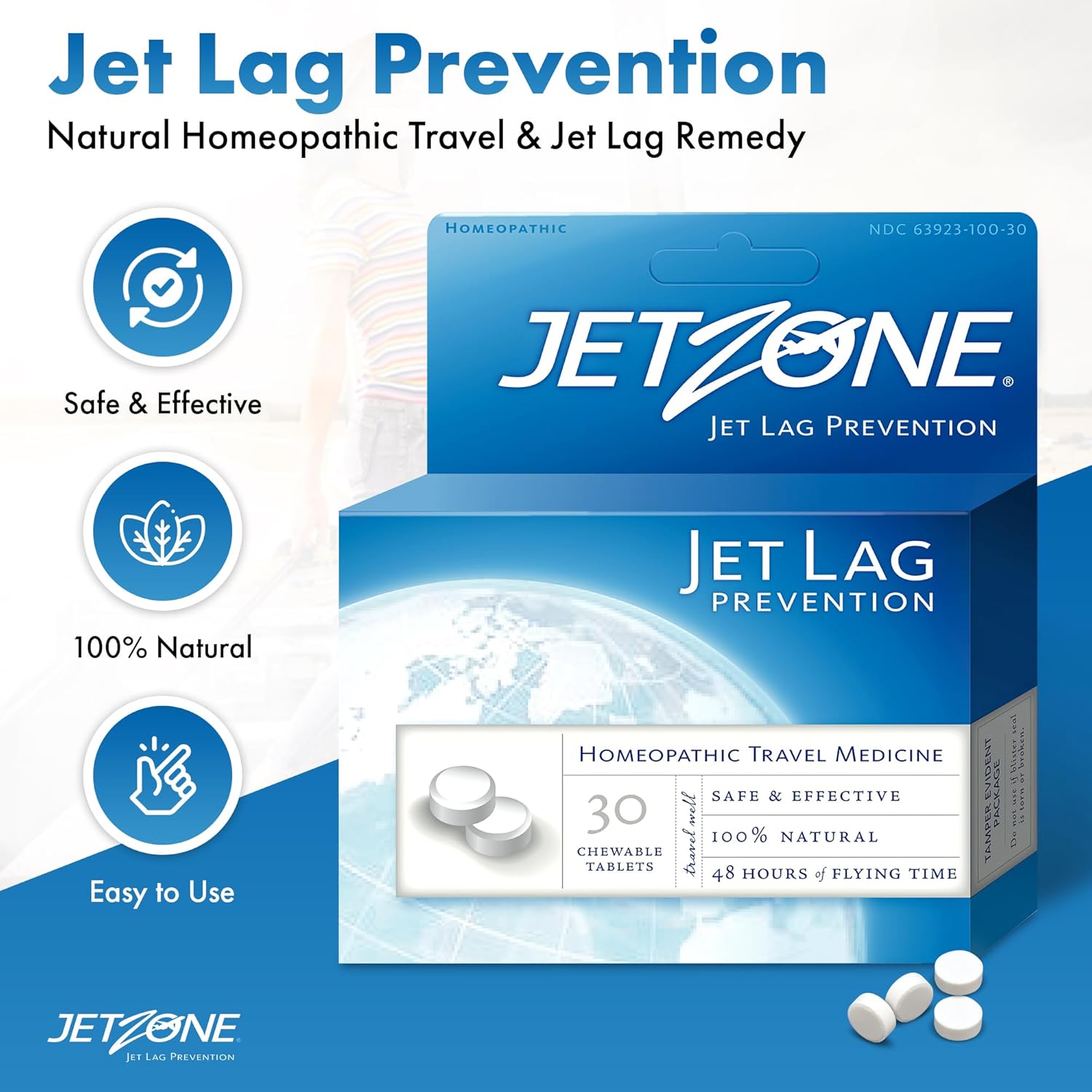 JetZone Jet Lag Relief Prevention
