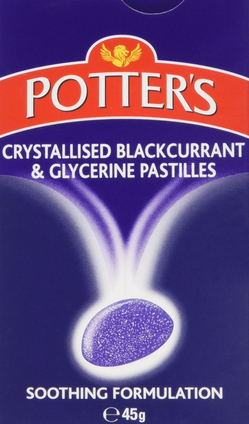 Crystallized Blackcurrant and Glycerine Pastilles