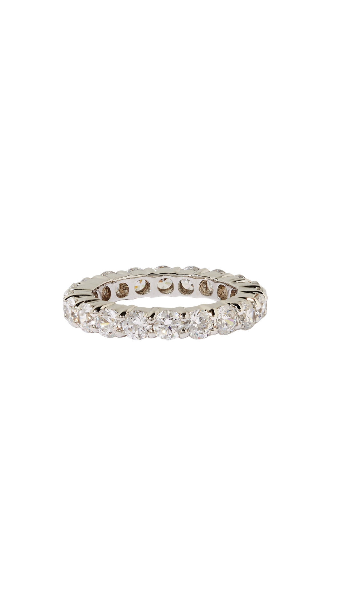 Round Cut CZ Eternity Band