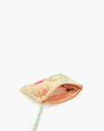 Crab Shell Embellished Wristlet