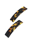 France Luxe Rectangle Barrette Pair - Classic