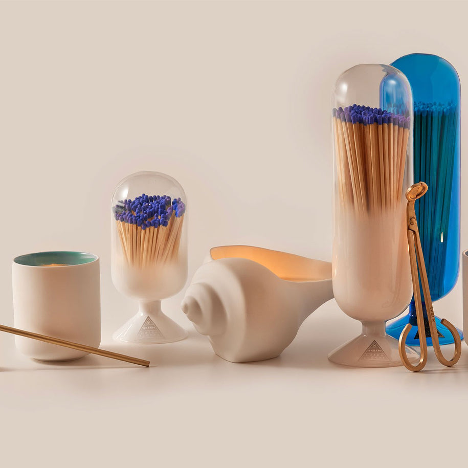 Cloud Match Cloche With Blue-Tipped