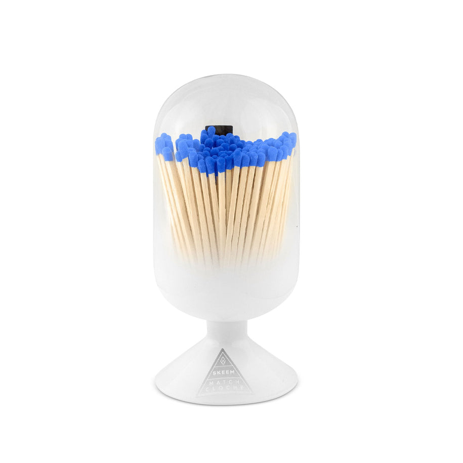 Cloud Match Cloche With Blue-Tipped