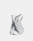 Alina Handbag Silver Sequin