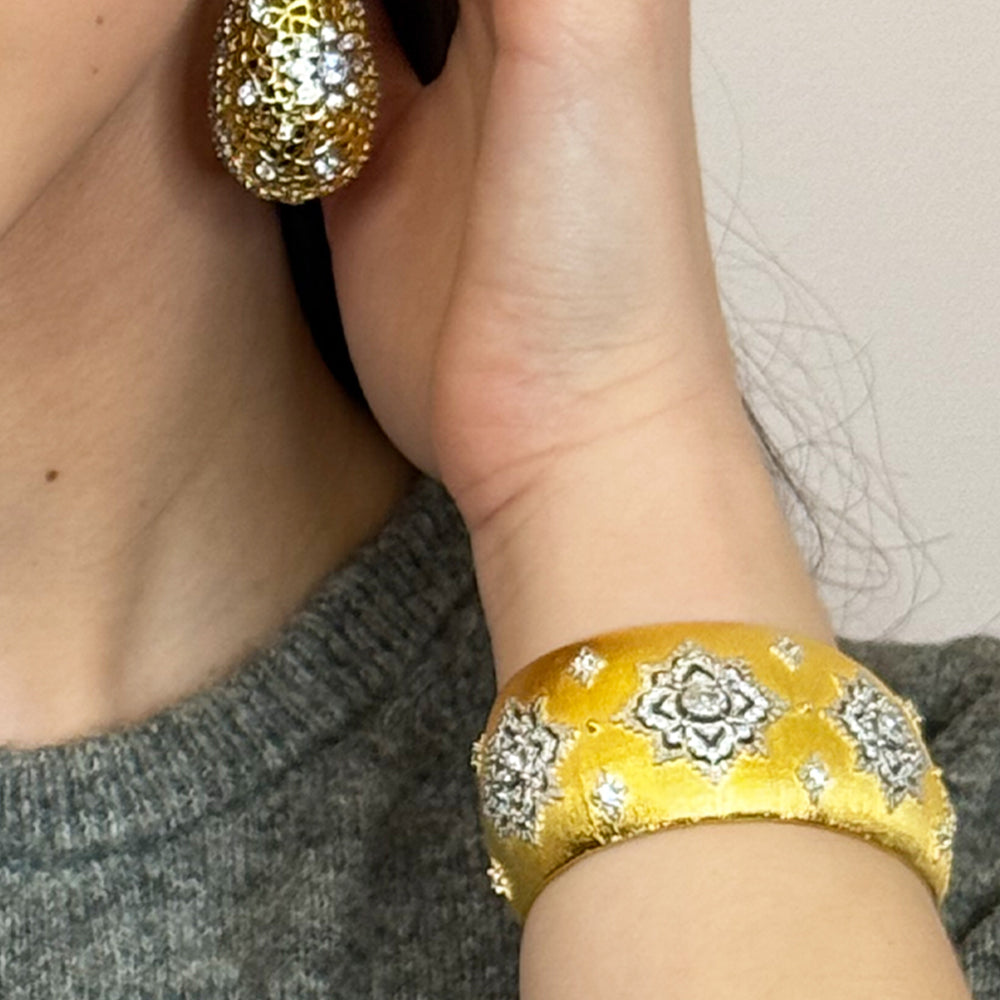 Floral Design Earring