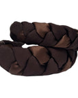 Braided Grosgrain & Silk Headband, Large