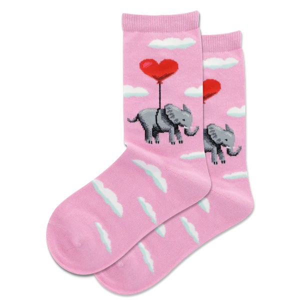Elephant Heart Balloon Socks