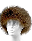 Fur Headband Wiskey Indigo