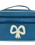 Moire Oval Double Zip Travel Case