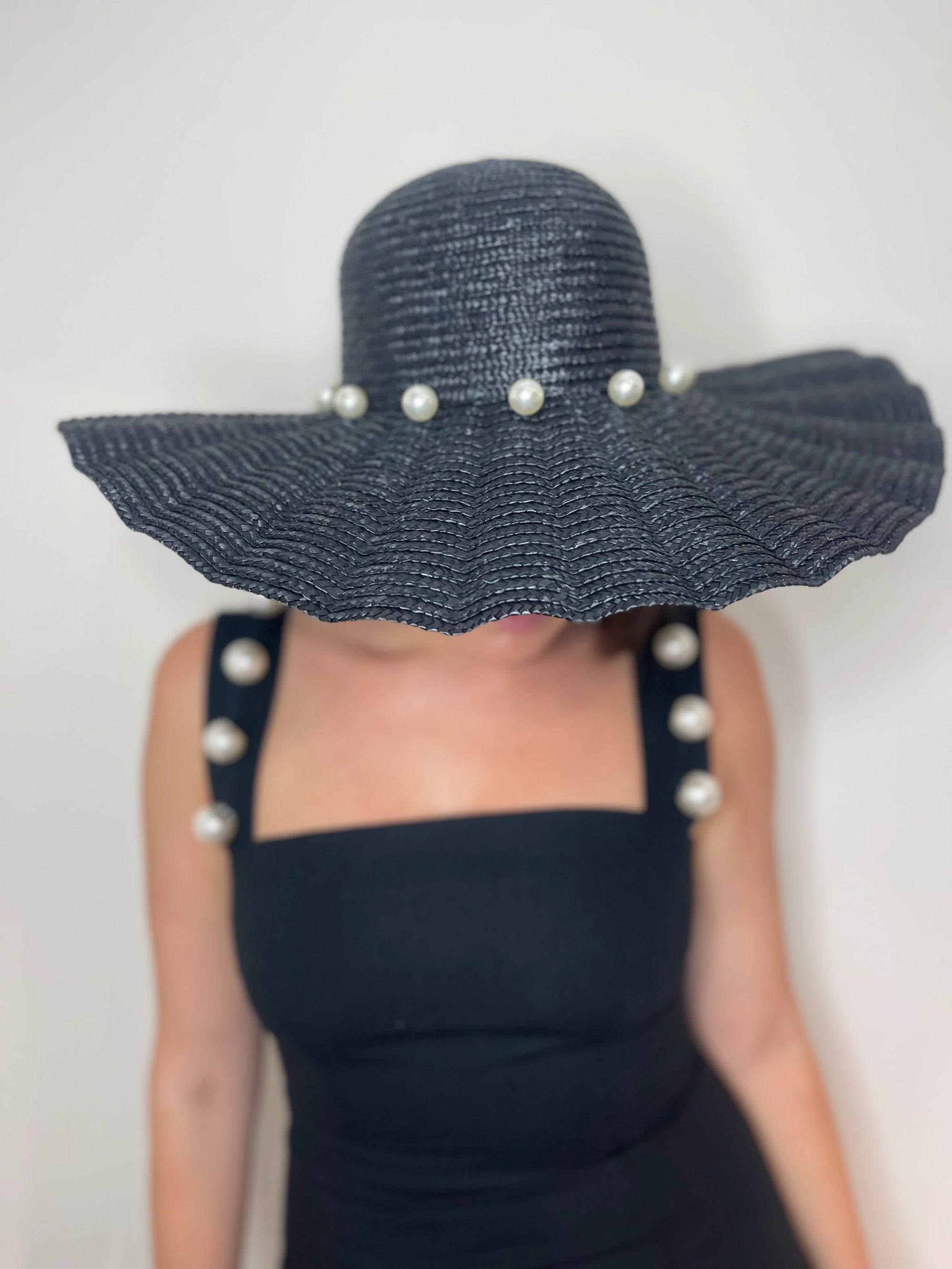 Meredith Pearl Straw Hat