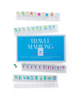Ice Blue & Brights Travel Mahjong Set