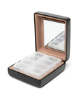Black Clamshell Pill Case
