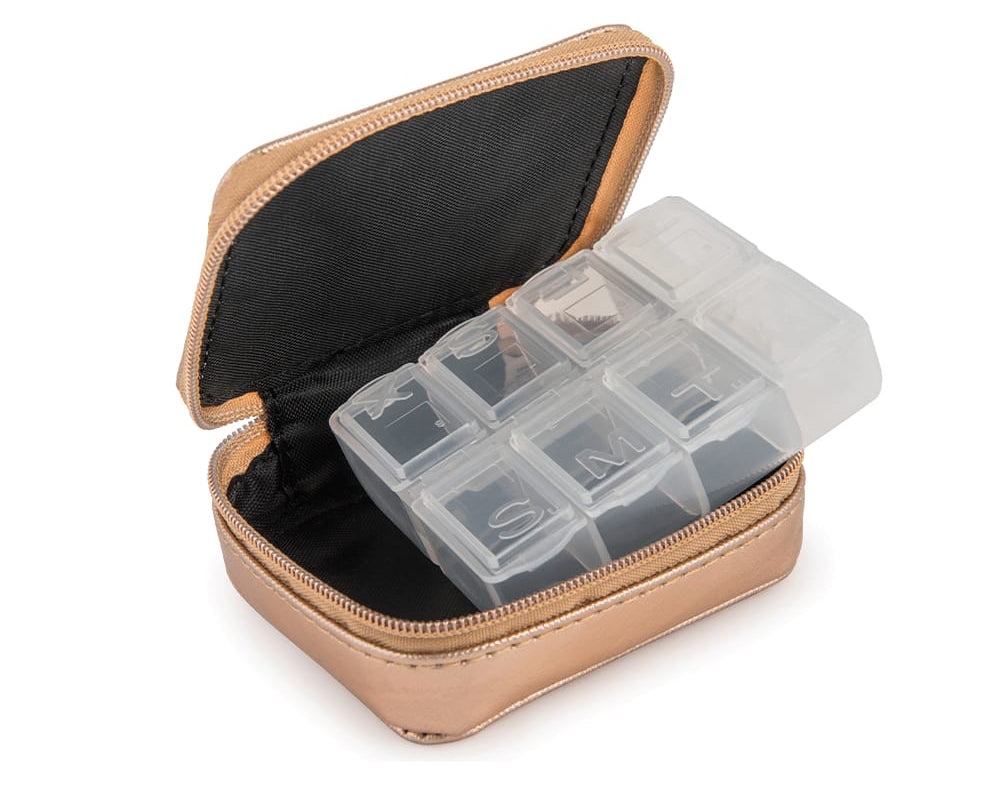 Saffiano Pills Case