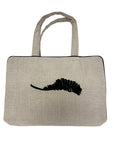 Feather Top Handle Cosmetic Case