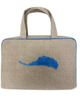 Feather Top Handle Cosmetic Case