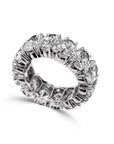 Oval Cut CZ Eternity Band