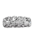 Oval Cut CZ Eternity Band