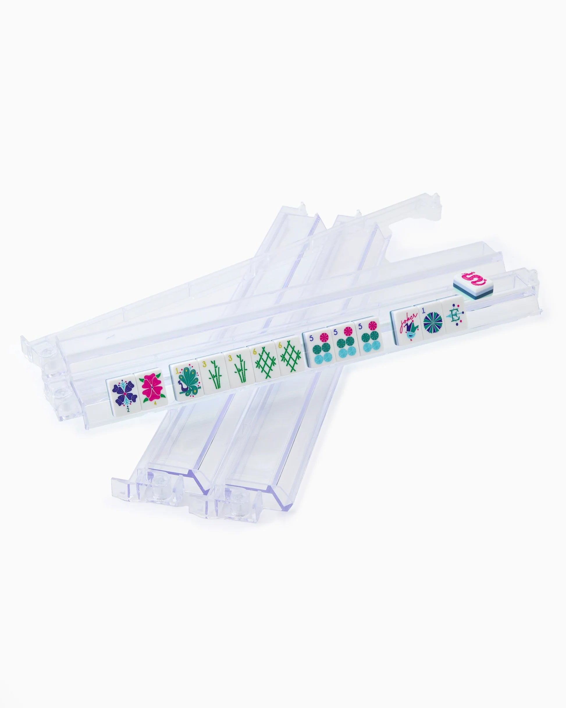 Mahjong Rack & Pusher, Clear
