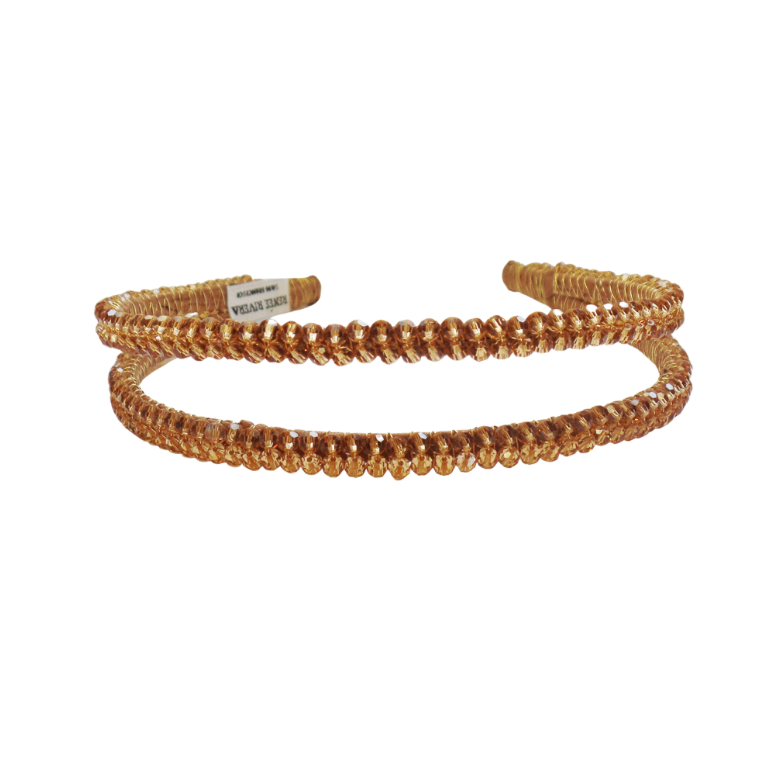 Double Crystal Headband