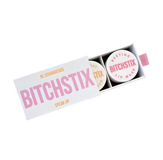 Bitchstix Lip Mask and Lip Scrub Set