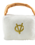 White Chewy Vuiton Handbag