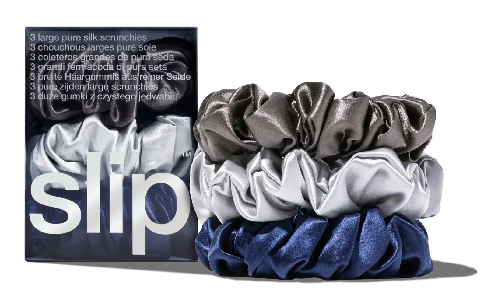 Midnight Large Scrunchies