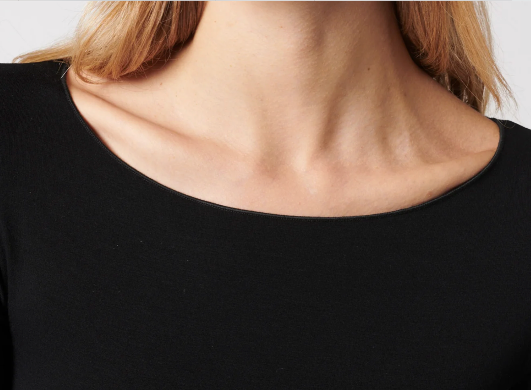 Soft Touch 3/4 Sleeve Merrow Edge Boatneck T-Shirt