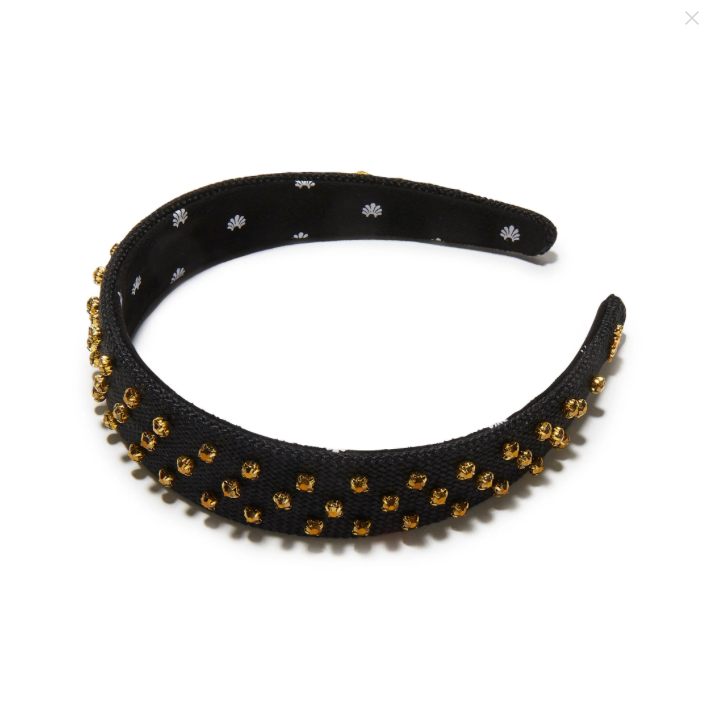 Crystal Dorado Burlap Bessette Headband