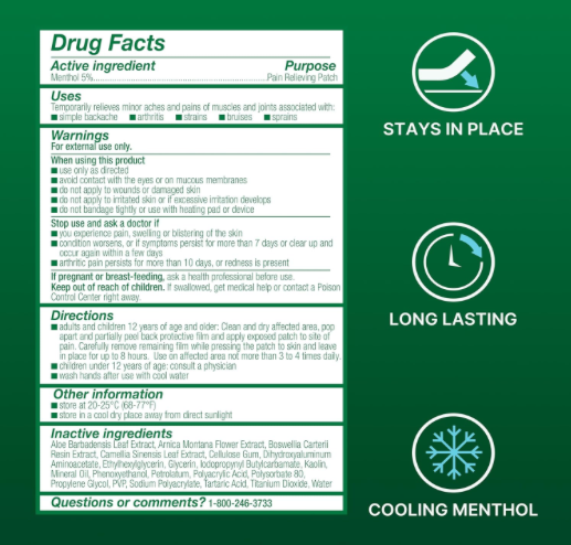 Biofreeze Large Patches