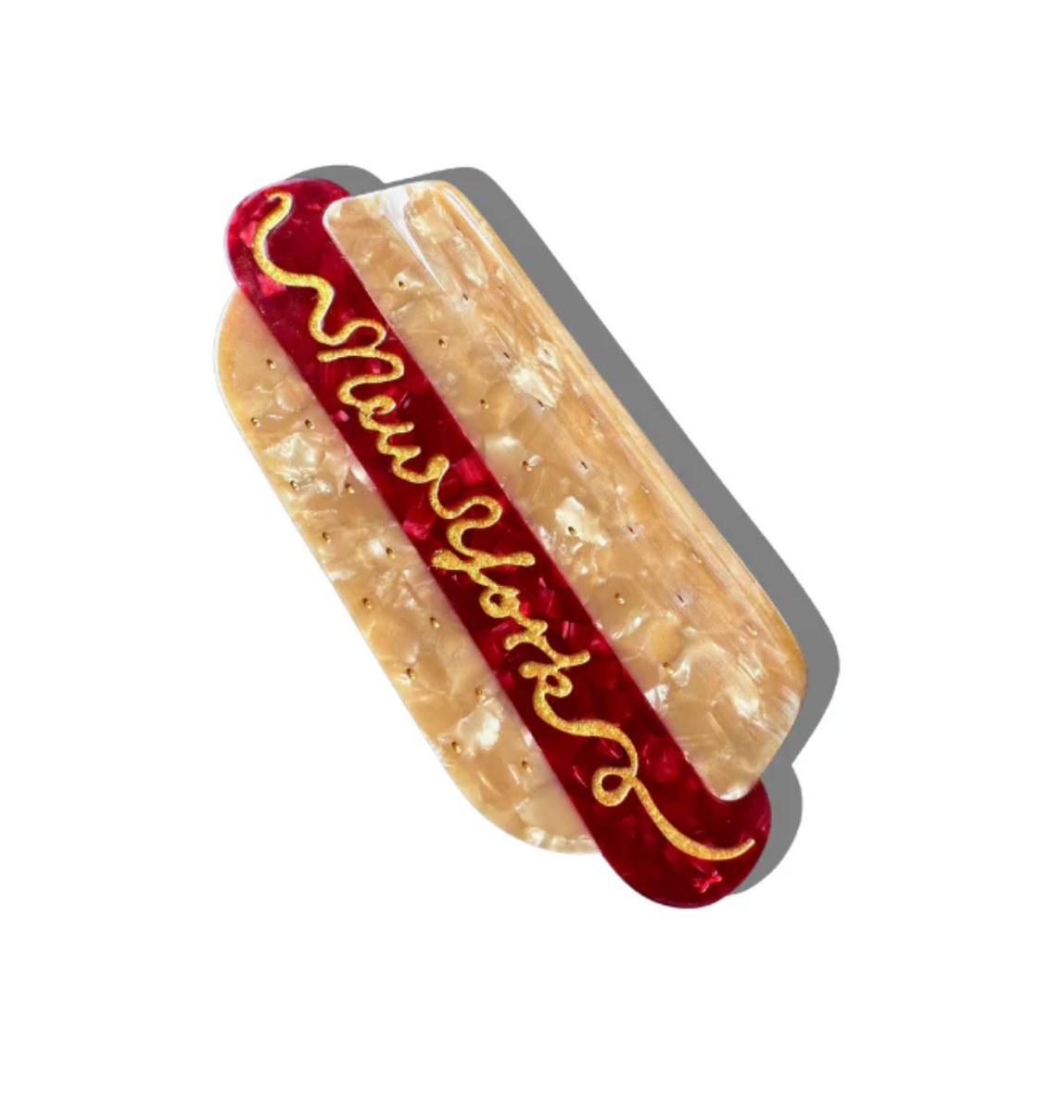 Hot Dog Claw Hair Clip