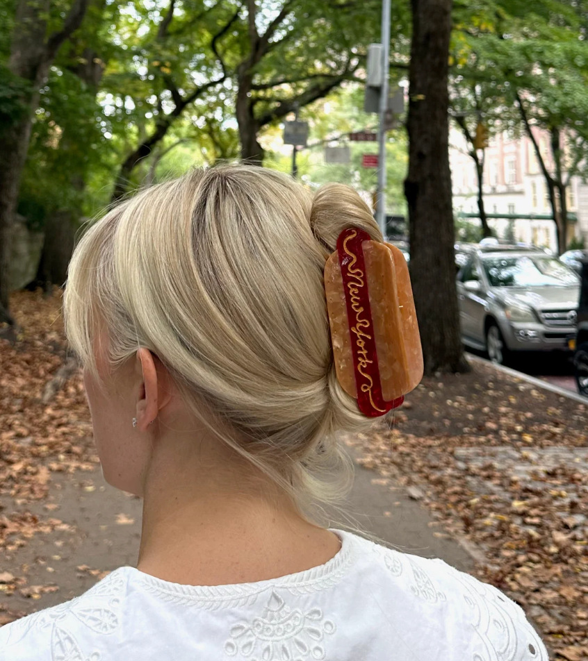 Hot Dog Claw Hair Clip