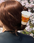 Coffee Claw Hair Clip
