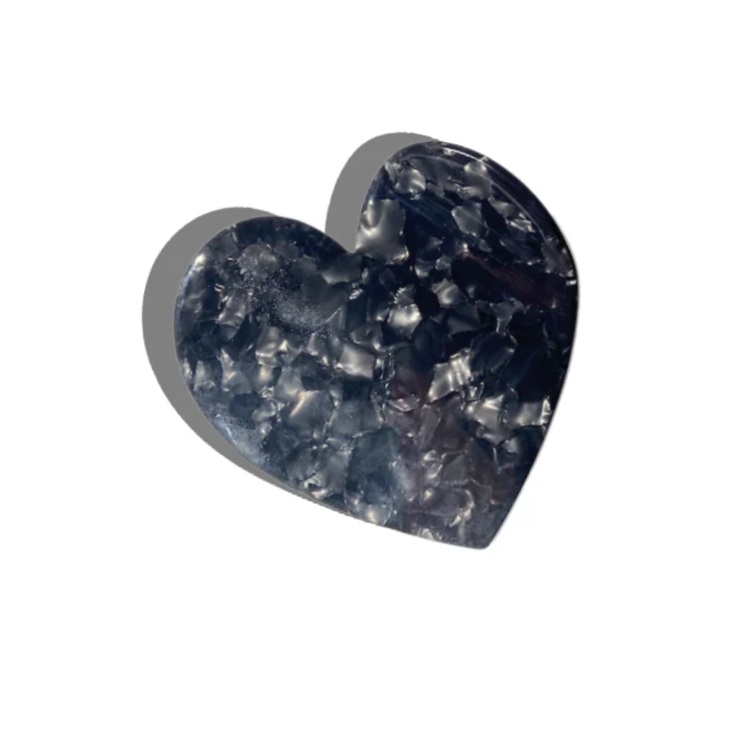Heart Claw Hair Clip