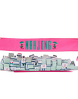 Mahjong Bag, Pink Monkey