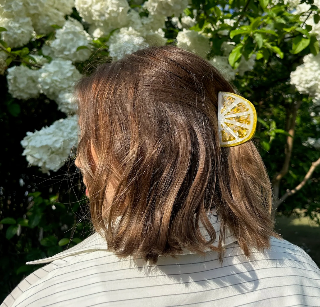 Citrus Slice Fruit Claw Hair Clip