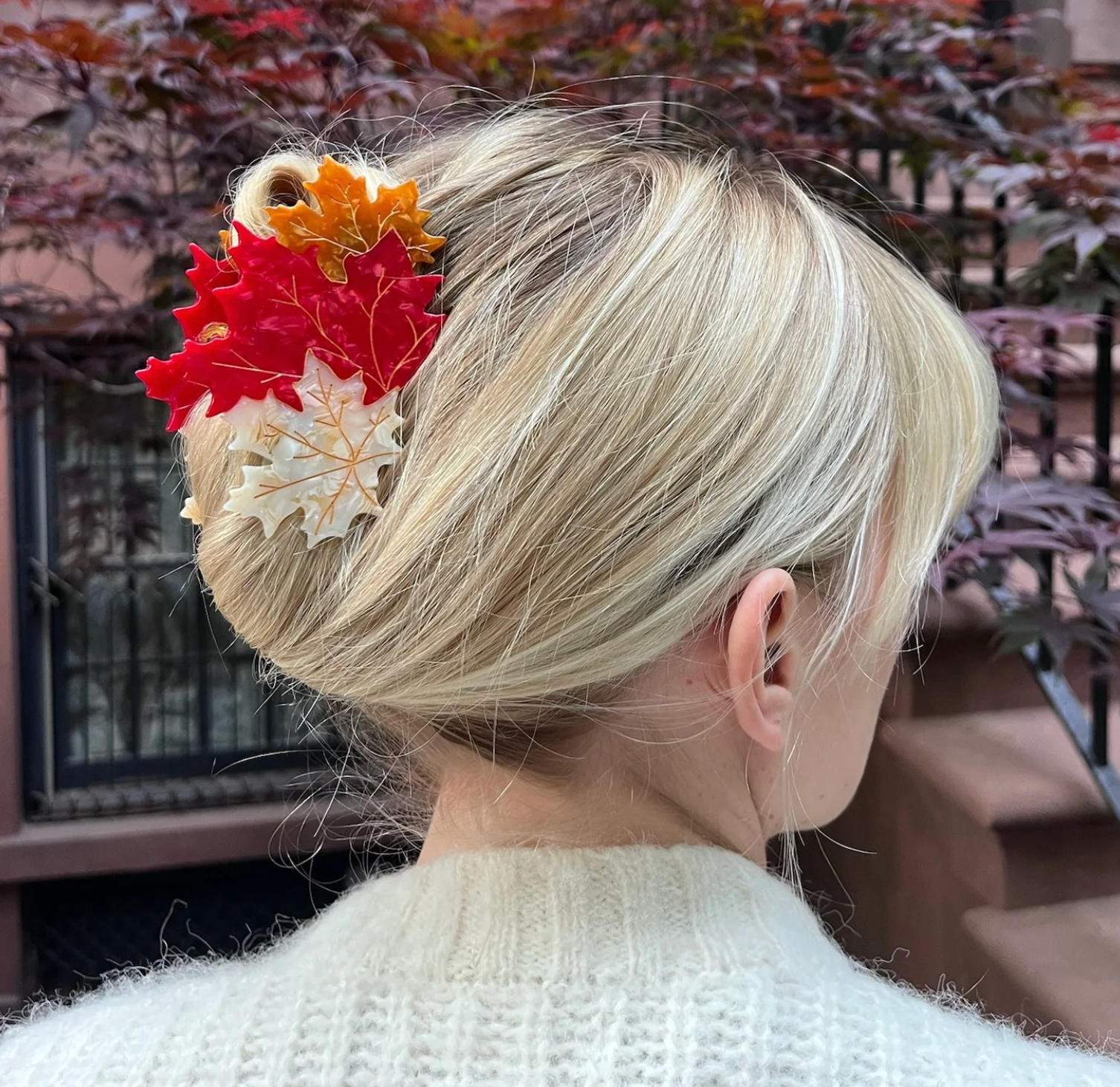 Maple Leaves Claw Hair Clip