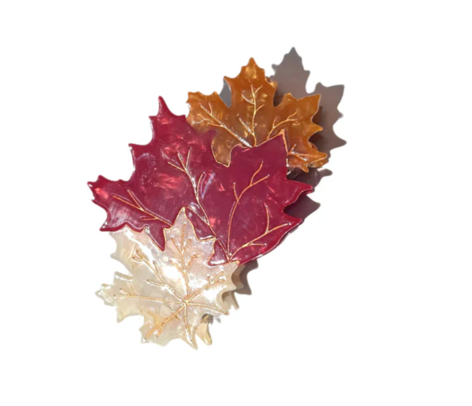 Maple Leaves Claw Hair Clip