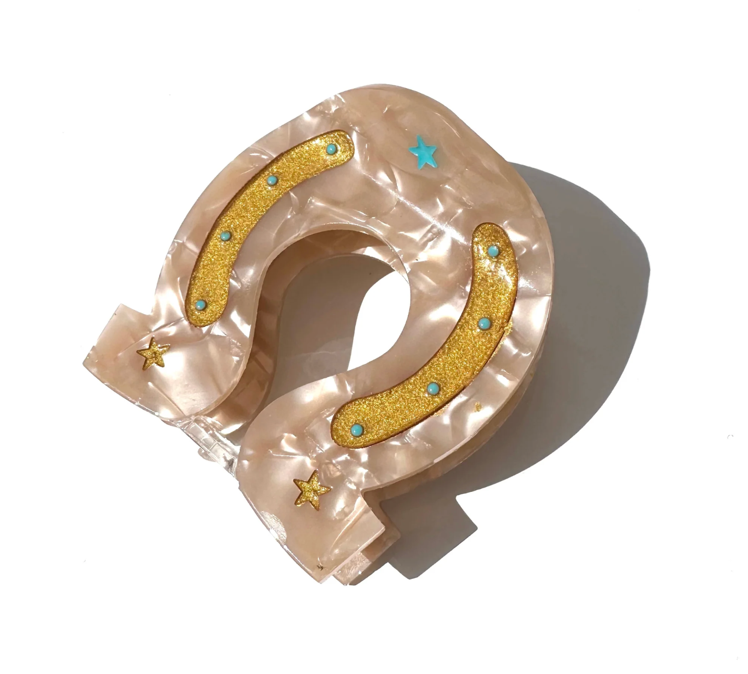 Lucky Horseshoe Hair Clip