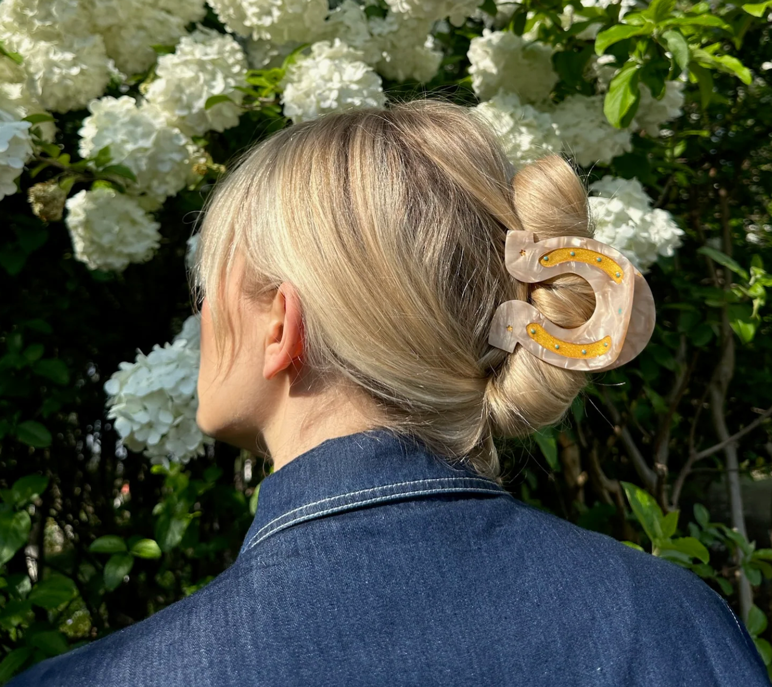 Lucky Horseshoe Hair Clip