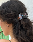 Ponytail Barrette Tortoise Daisy
