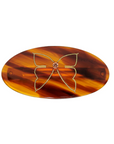 Ponytail Barrette Tortoise Butterfly
