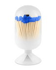 Cloud Match Cloche with Blue-Tipped Matches
