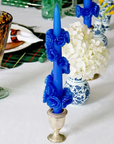 Blue Flower Candle