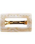 Studded Rectangle Cutout Barrette